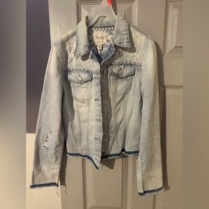 A lot blue Jean Jessica Simpson jacket.